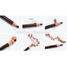 Hot sale paper roll eye blrow pencil, Automatic Waterproof Cosmetic sourcil pencil